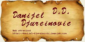Danijel Đureinović vizit kartica